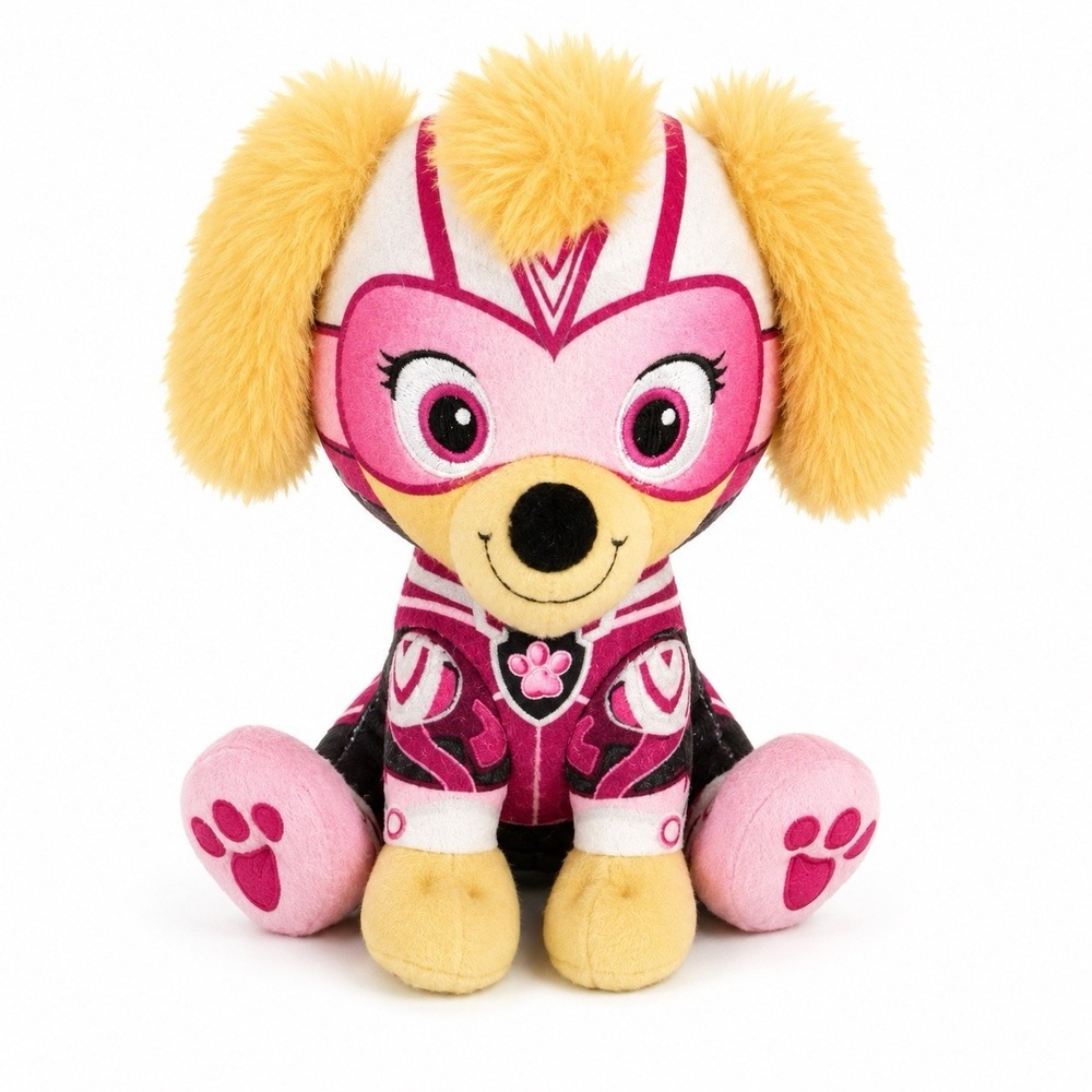 Nickelodeon Paw Patrol The Mighty Movie Skye Plush Stuffed Animal Toy 7"